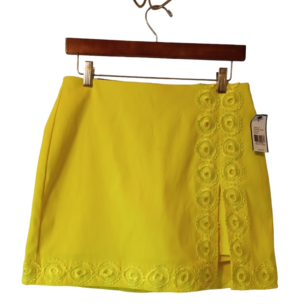 Crown and Ivy lemon hipe skorts BNWT size 4